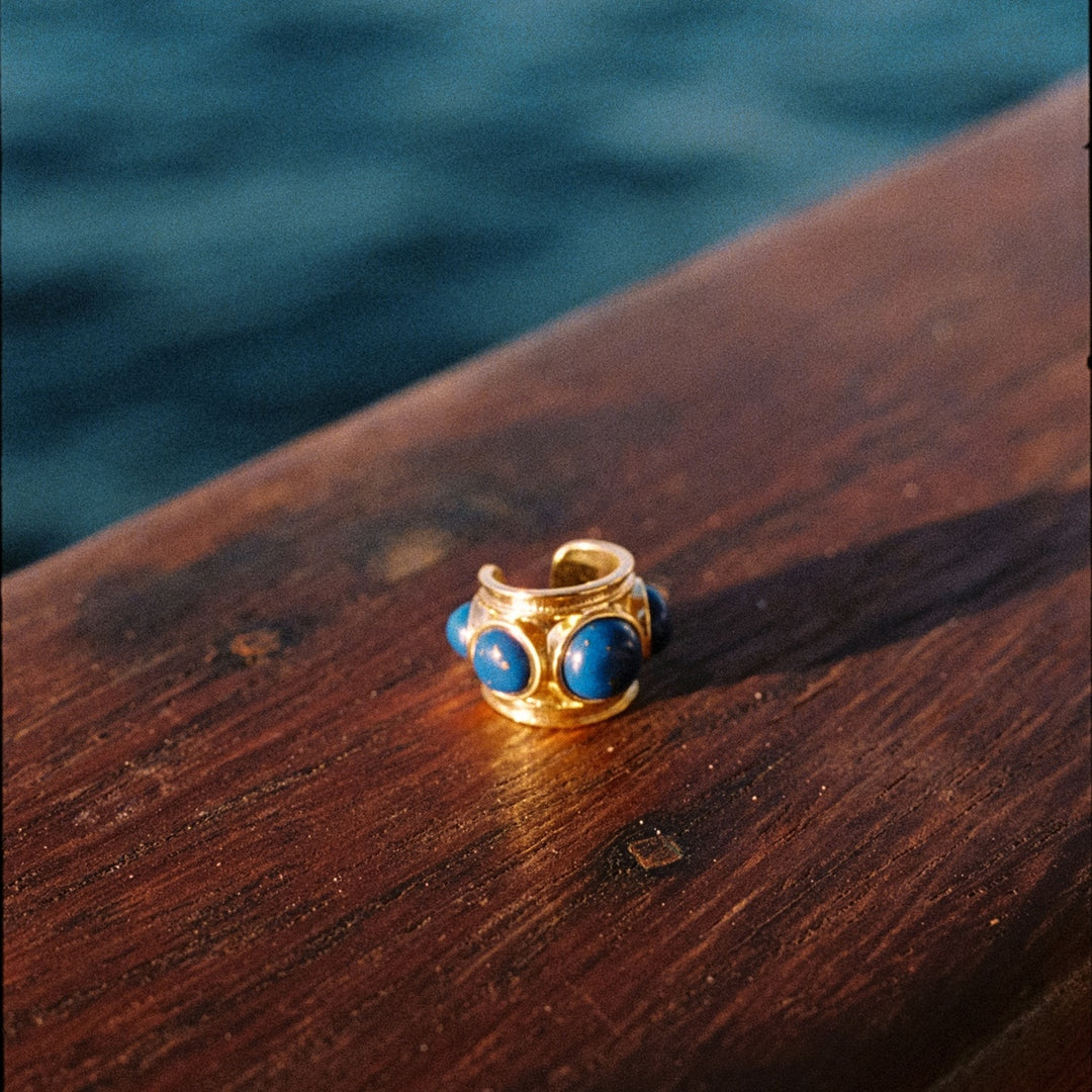 EAR CUFF BLEU VINTAGE