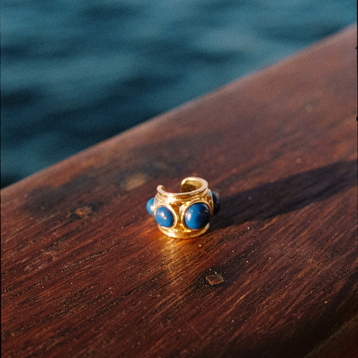 EAR CUFF BLEU VINTAGE