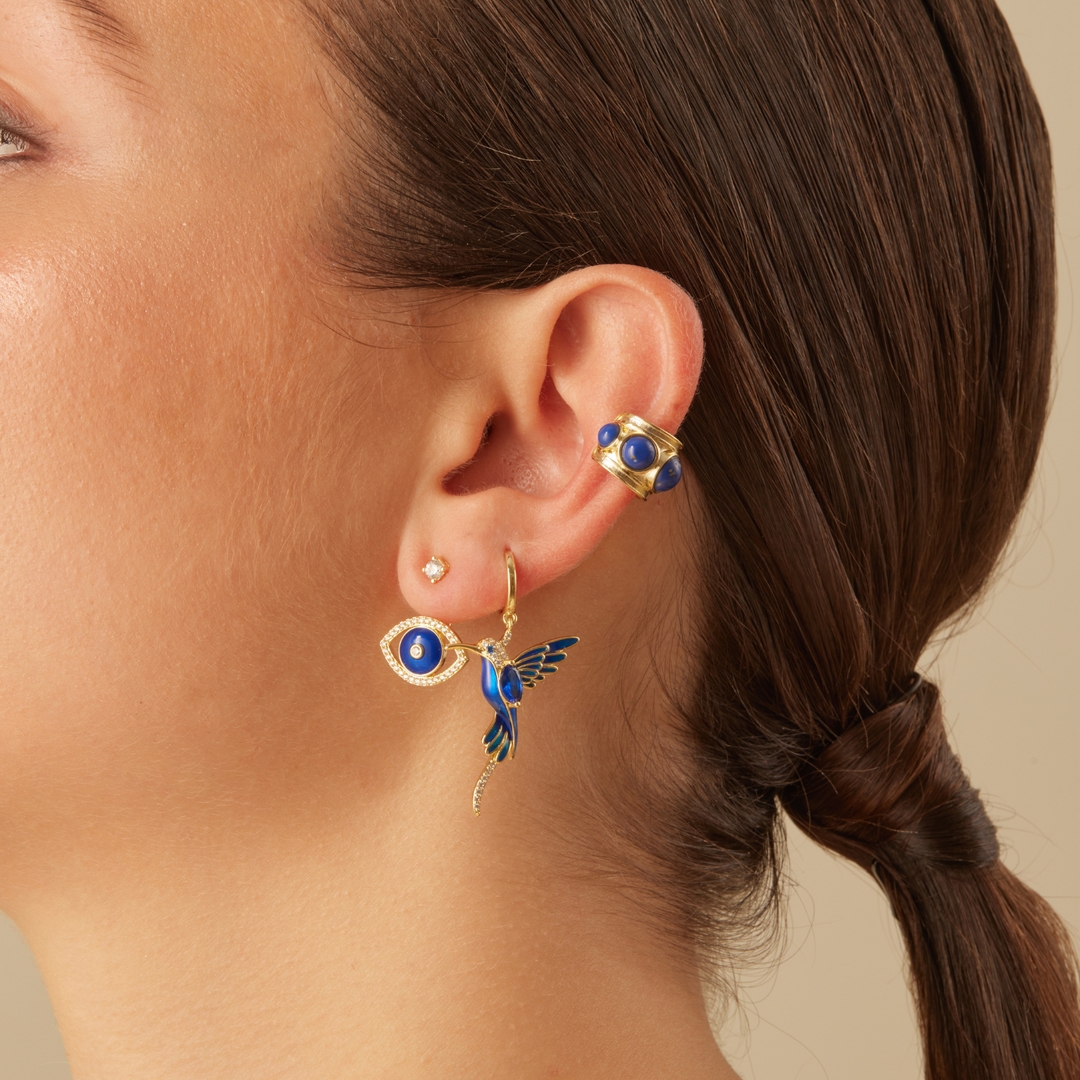 EAR CUFF BLEU VINTAGE