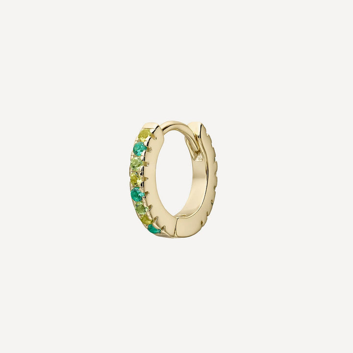BRINCO PIERCING ARO VERDE ISSEY