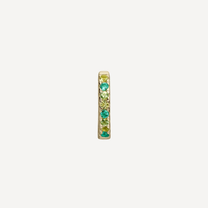 BRINCO PIERCING ARO VERDE ISSEY