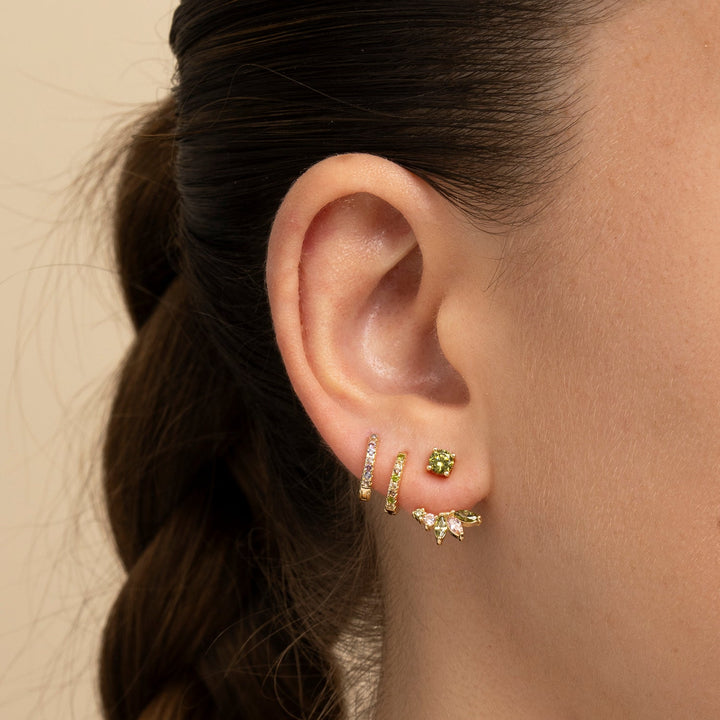 BRINCO PIERCING ARO VERDE ISSEY