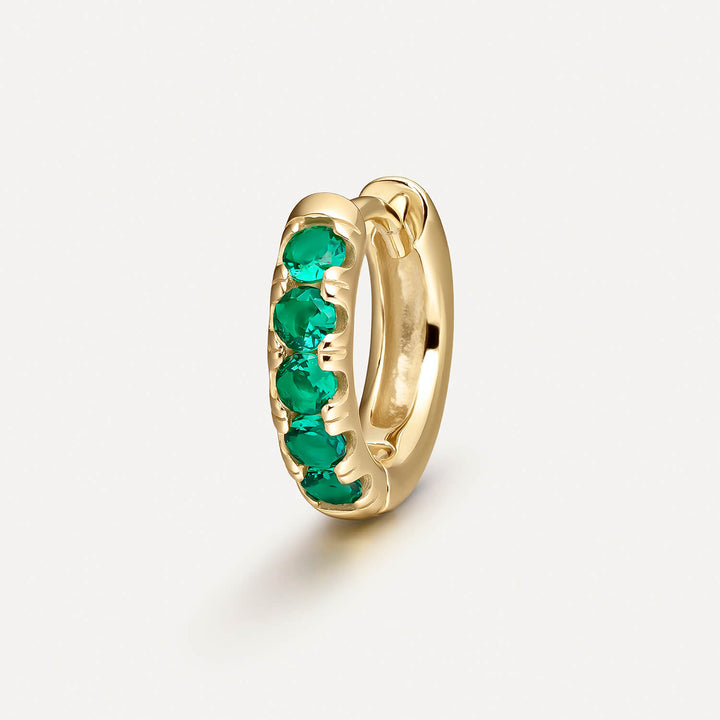 PIERCING OORRING GROEN ZIYA