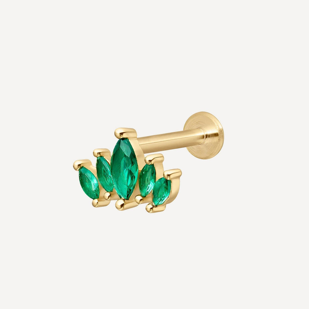 PIERCING CONFORT VENTAGLIO VERDE