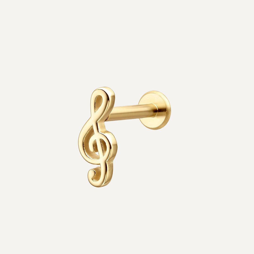 PENDIENTE PIERCING CONFORT CHIAVE DI SOL