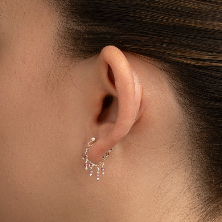 PENDIENTE PIERCING XARRACA TURMALINA