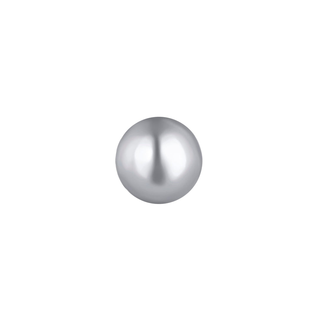 ORECCHINO PIERCING IN ARGENTO GRIGIO PETIT PERLE
