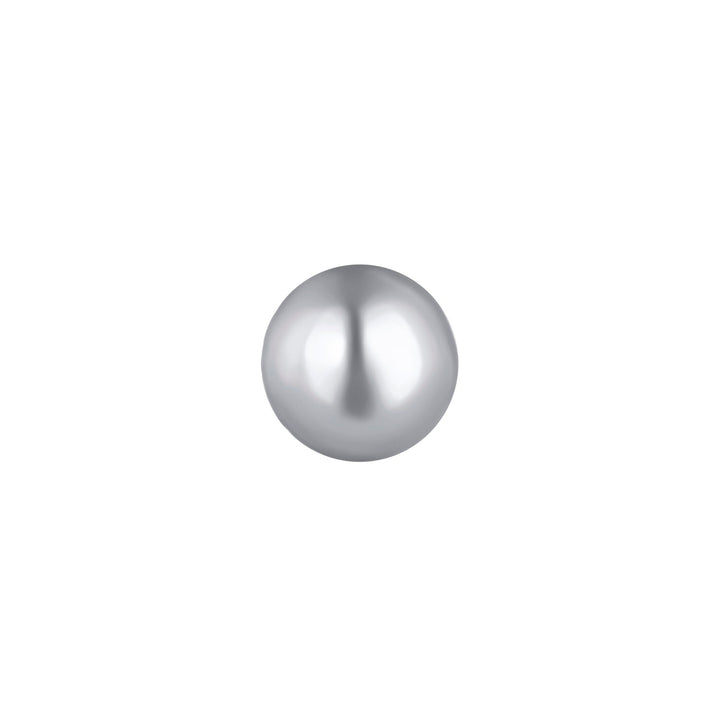 ORECCHINO PIERCING IN ARGENTO GRIGIO PETIT PERLE