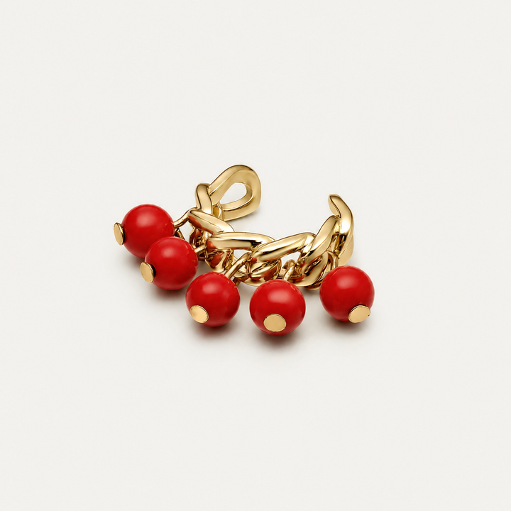 EAR CUFF GRENAT AKOYA