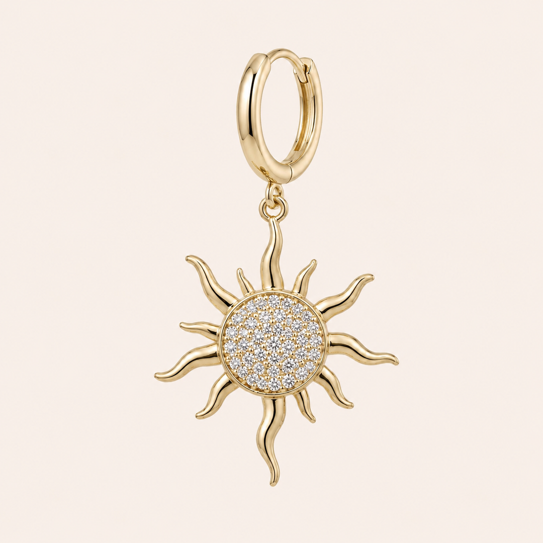 WITTE SUN SOCIETY RIVIERA RING PIERCING OORBEL