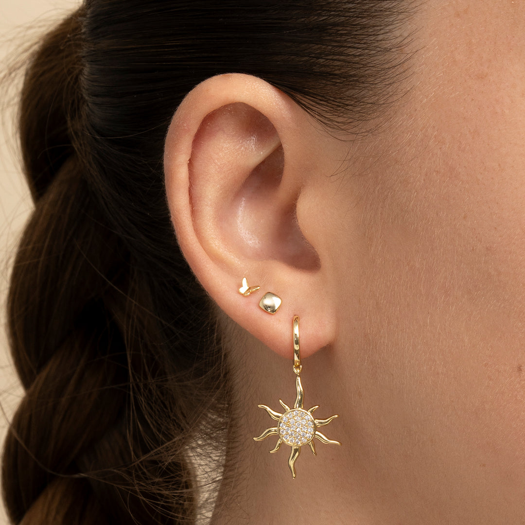 WITTE SUN SOCIETY RIVIERA RING PIERCING OORBEL