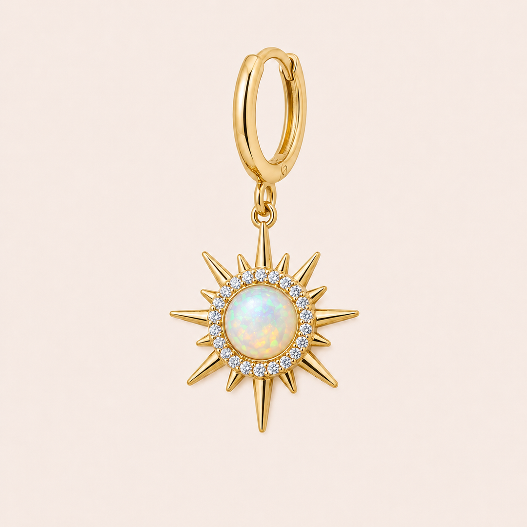 BRINCO PIERCING ARGOLA OPAL SUN SOCIETY DUNE