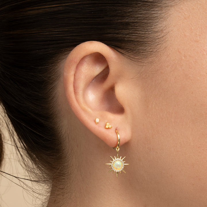 BRINCO PIERCING ARGOLA OPAL SUN SOCIETY DUNE