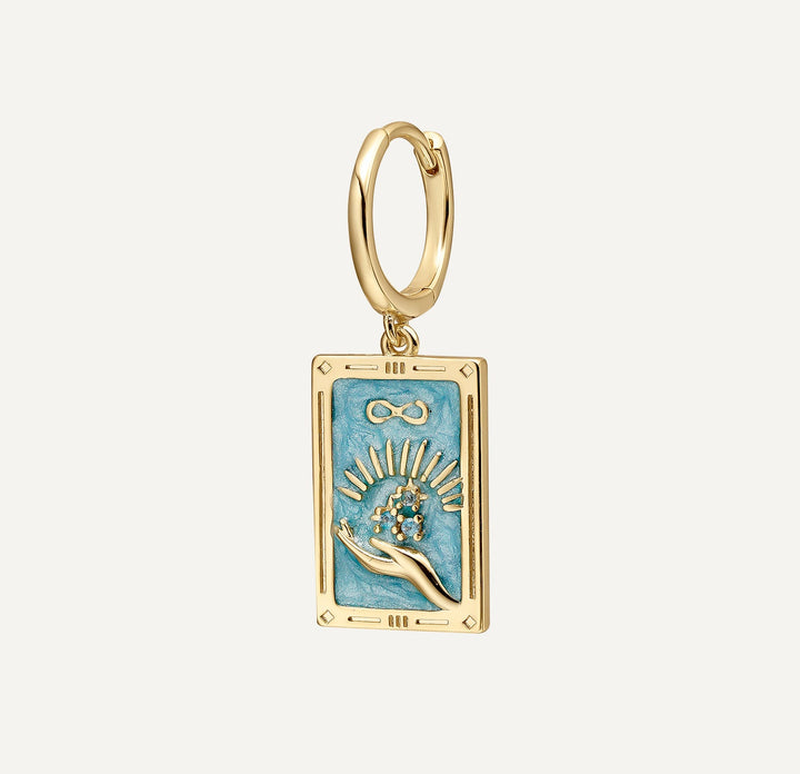 PENDIENTE PIERCING ARO TAROT THE MAGICIAN