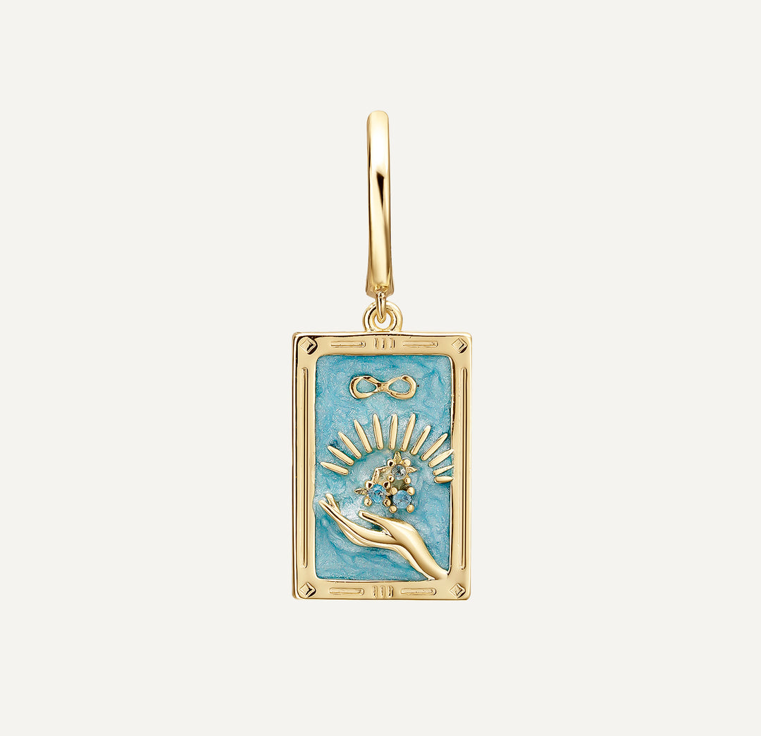 PENDIENTE PIERCING ARO TAROT THE MAGICIAN
