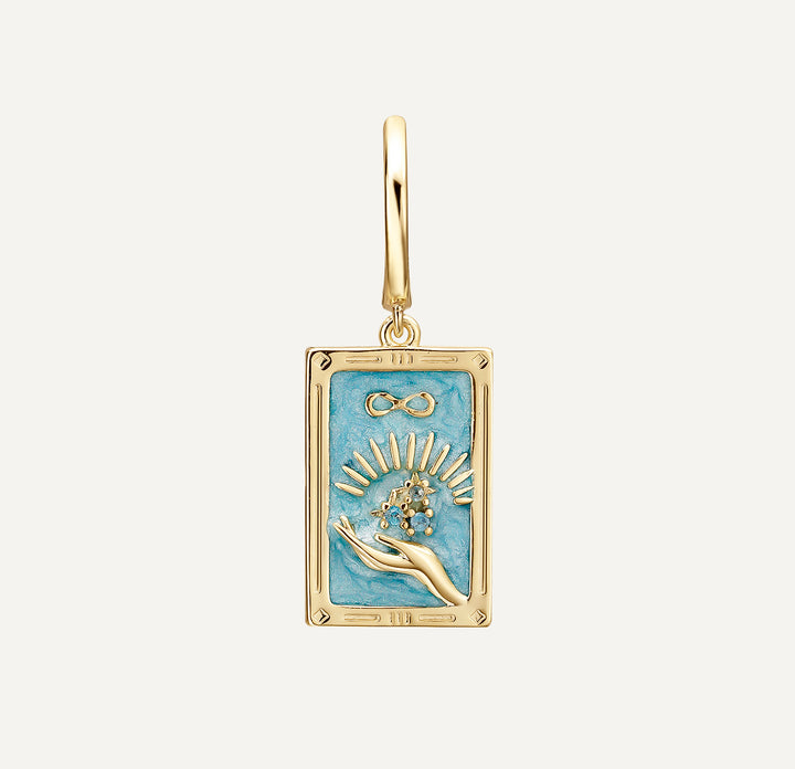 PENDIENTE PIERCING ARO TAROT THE MAGICIAN