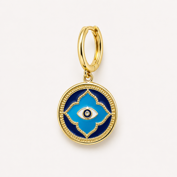 MOSAÏQUE CHAKRA HOOP PIERCING EARRING