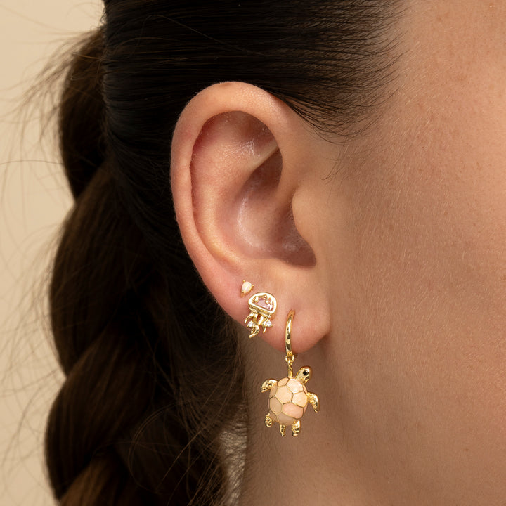 BRINCO PIERCING ROSA MEDUSA