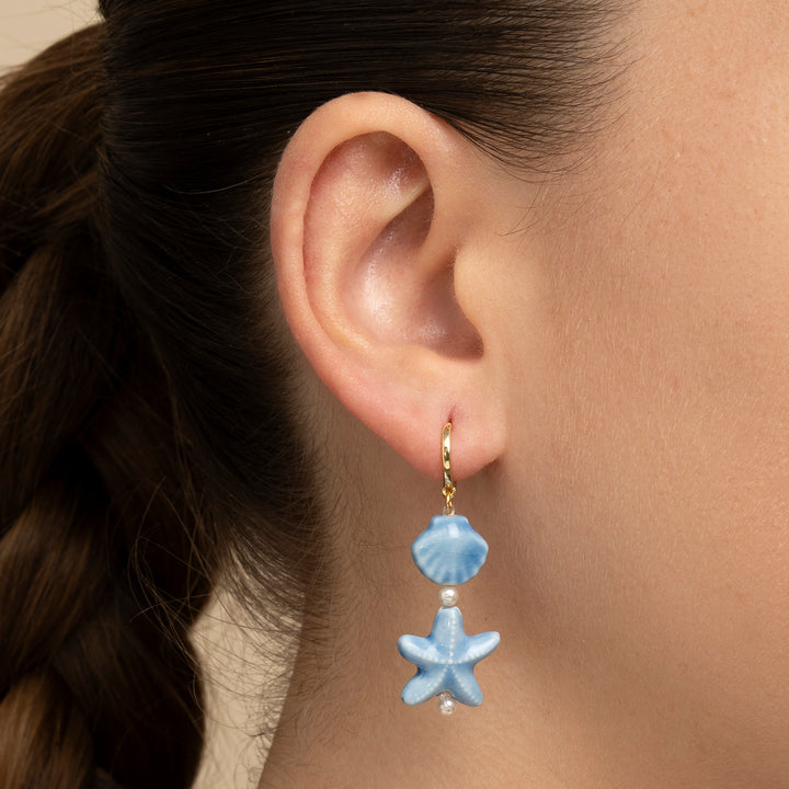 BRINCO PIERCING ARGOLA POCELAINE COQUILLE