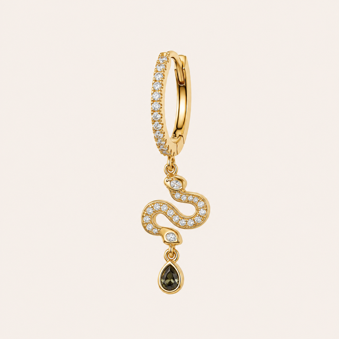PENDIENTE PIERCING ARO MAYAN SERPENT