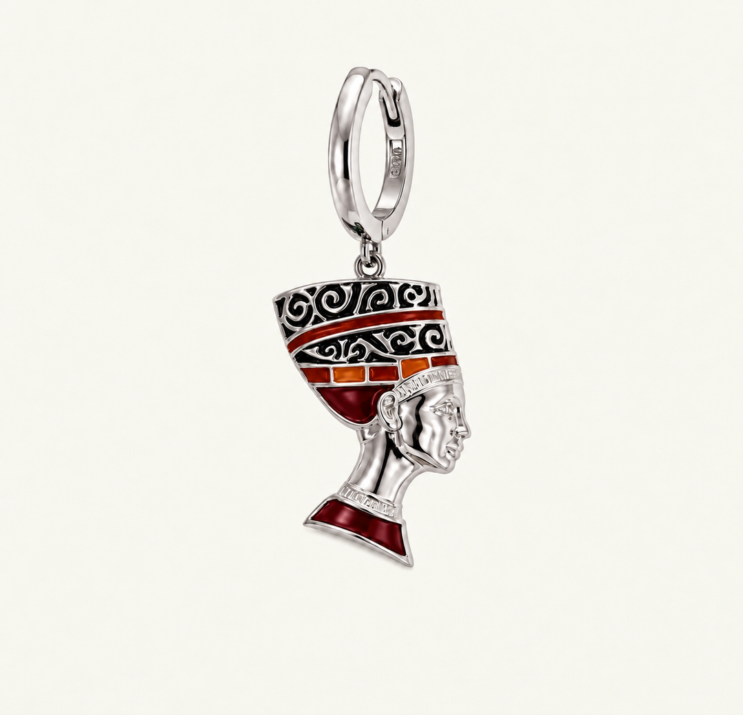 PENDIENTE PIERCING ARO NEFERTITI HERITAGE SILVER