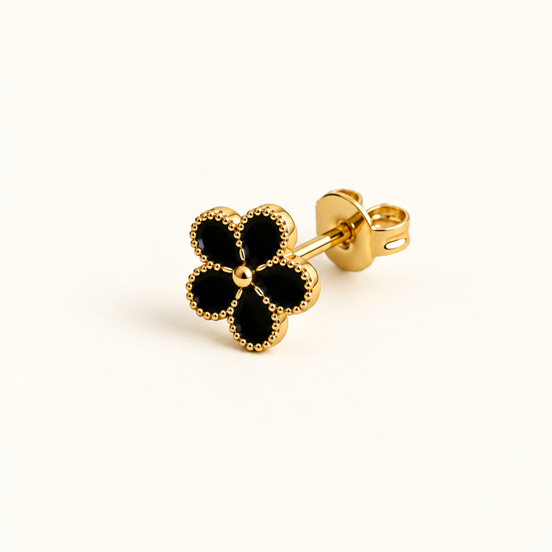 PENDIENTE PIERCING BLACK ANÉMONE