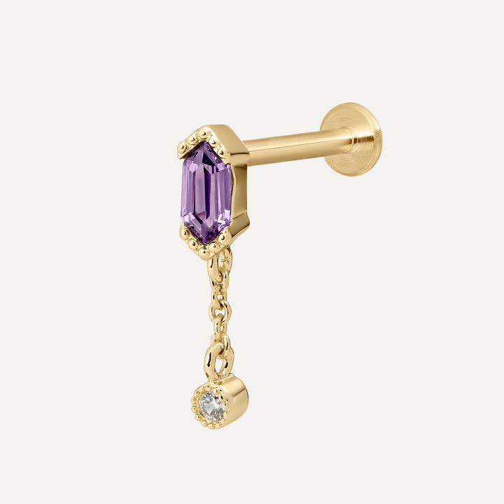 CONFORT PIERCING AMETHYST VIOLETTE