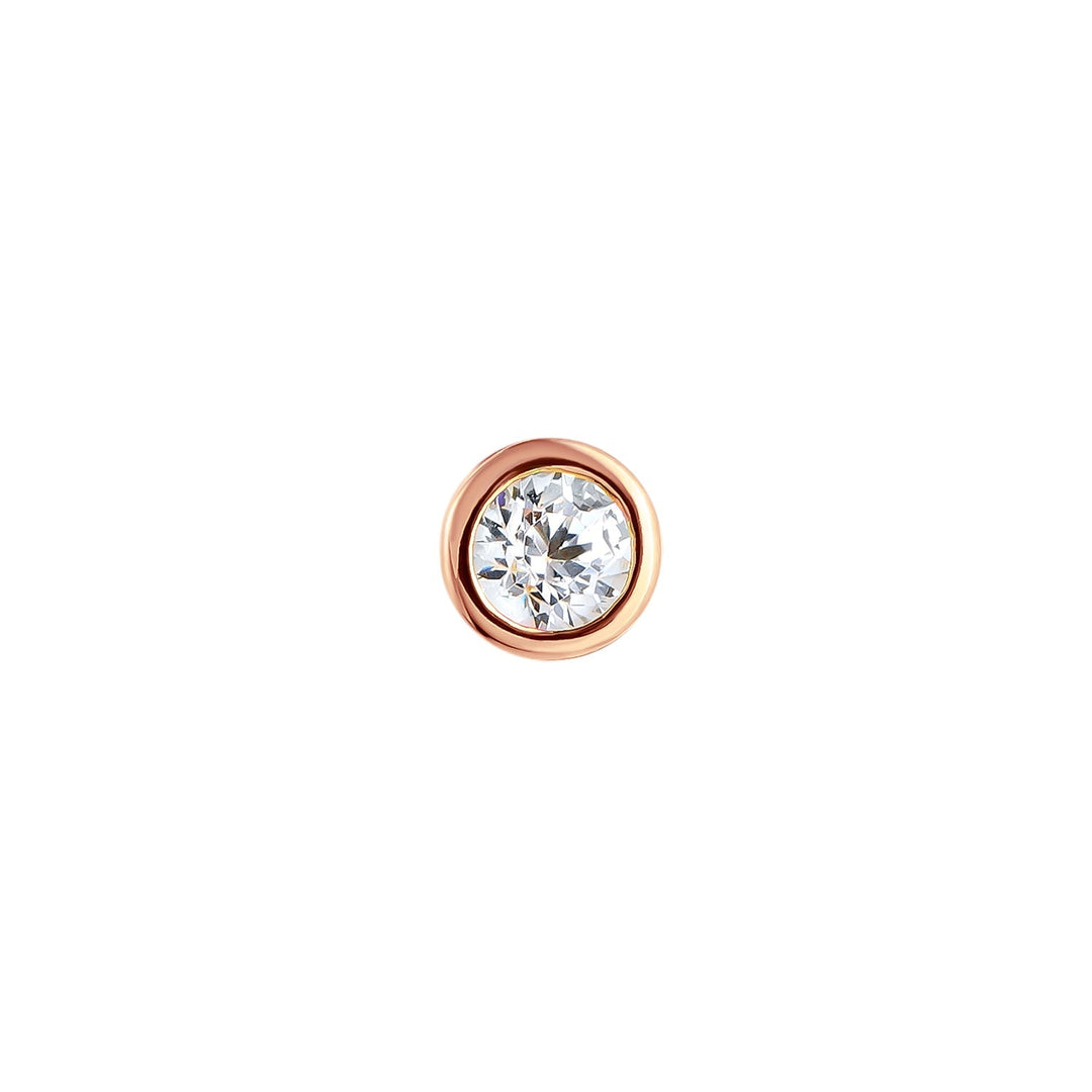 BRINCO PIERCING OURO ROSA TRÉSOR
