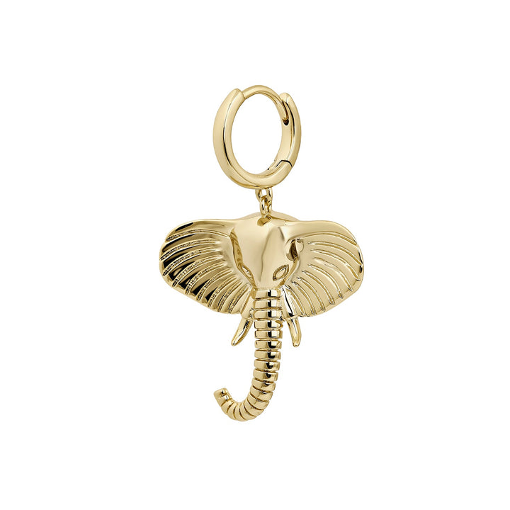ELEPHANT HOOP PIERCING EARRING