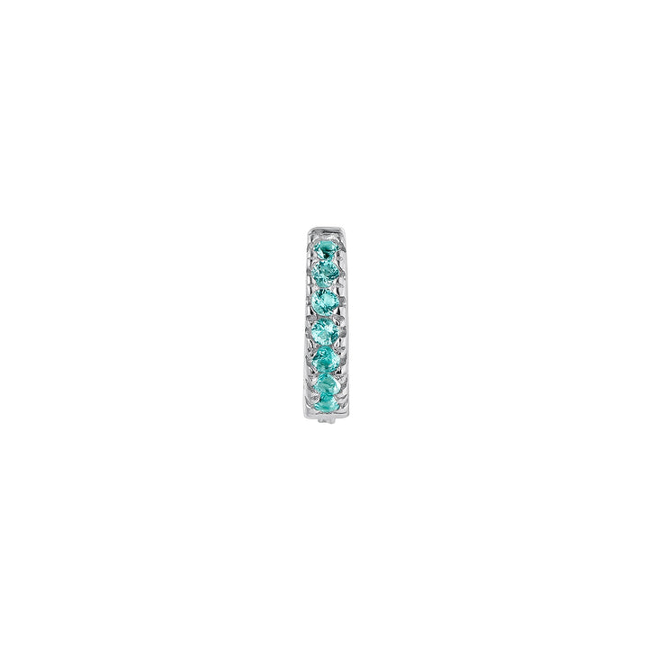 BRINCO PIERCING ARO DE PRATA AZUL SOPHIE