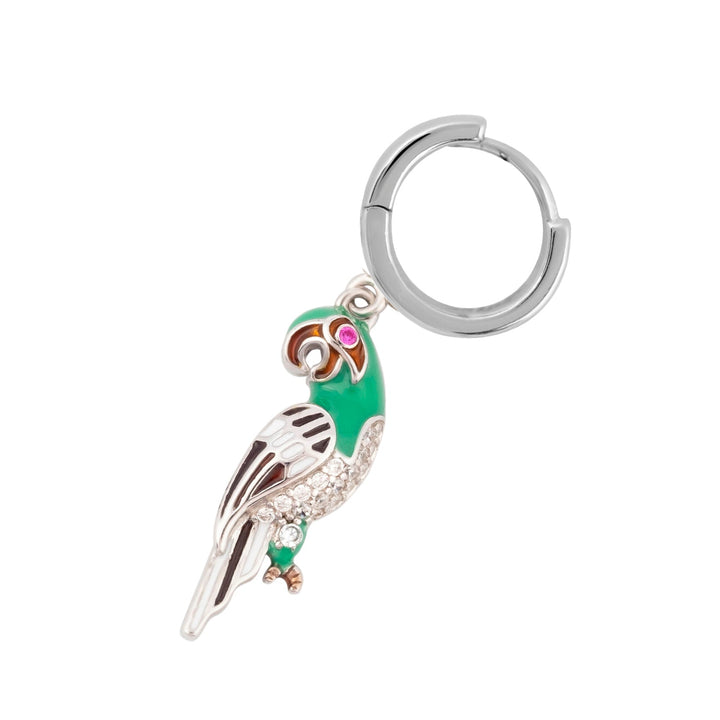 PERROQUET HOOP PIERCING EARRING