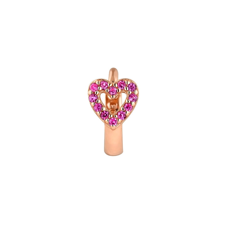 CUORE ROSEGOLD RING PIERCING OORBEL