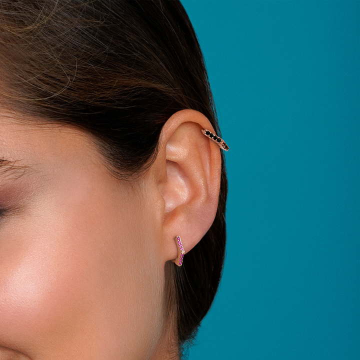 AMELIE CREOLEN-PIERCING-Ohrring