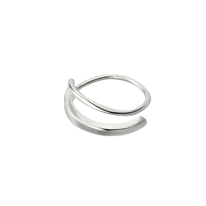 PENDIENTE PIERCING ARO DE PLATA DOUBLE TWIST