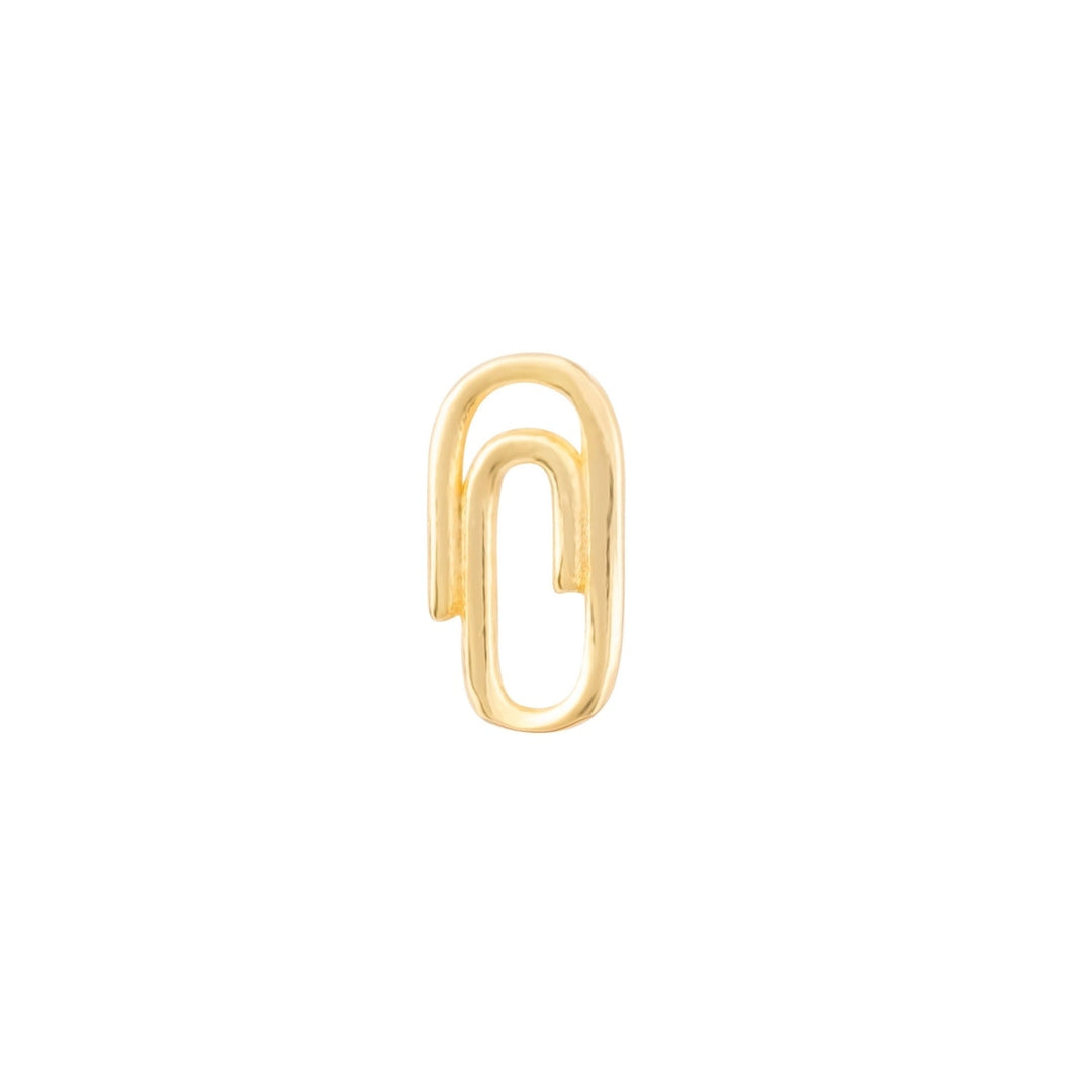 GOLD CLIP PIERCING EARRING