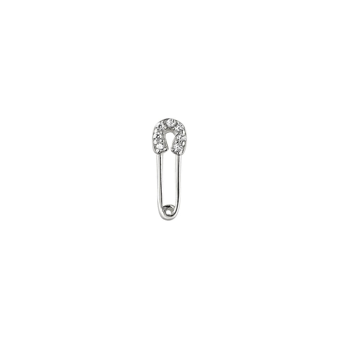 ORECCHINO PIERCING IN ARGENTO SILVER PIN