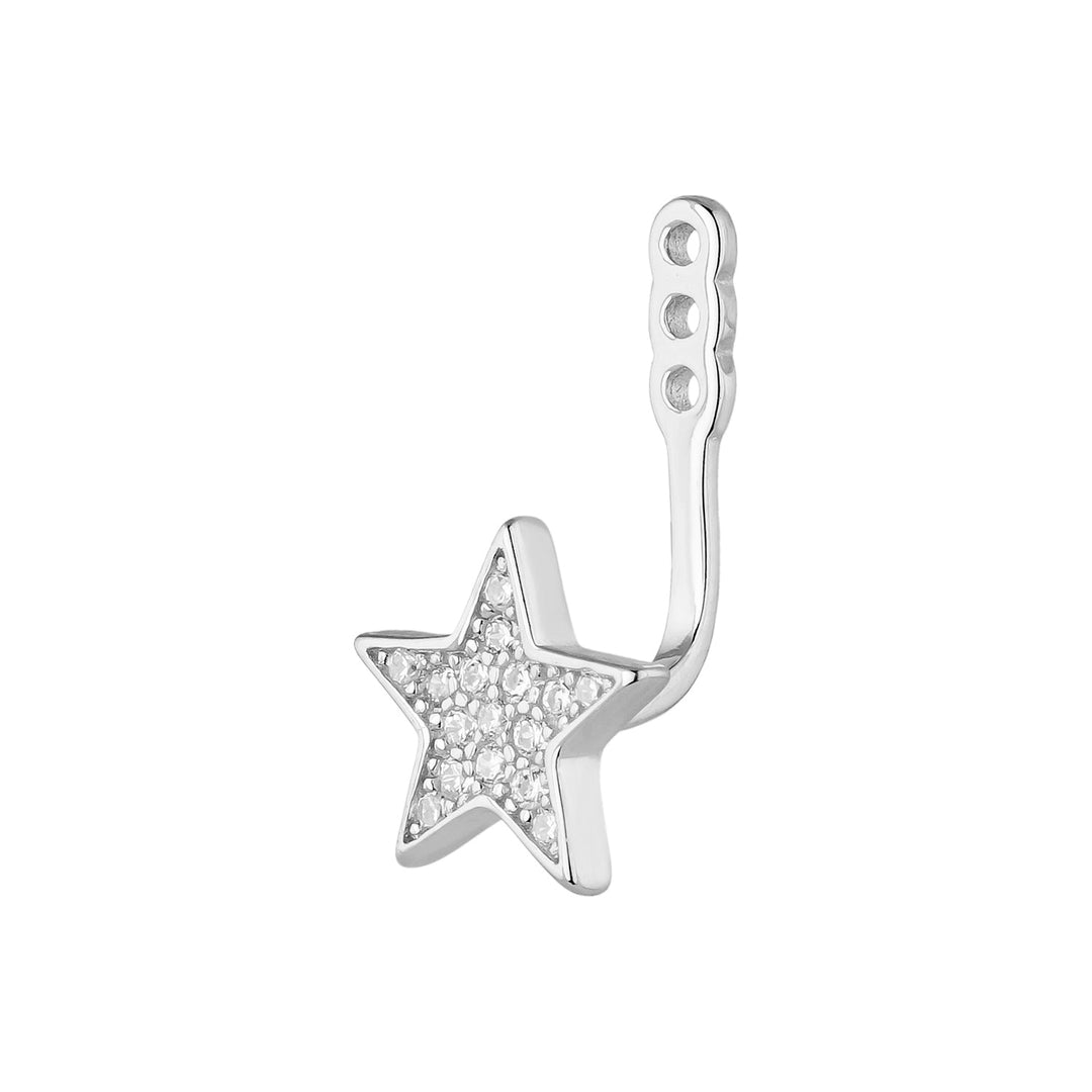 PENDIENTE EAR JACKET DOUBLE STELLA