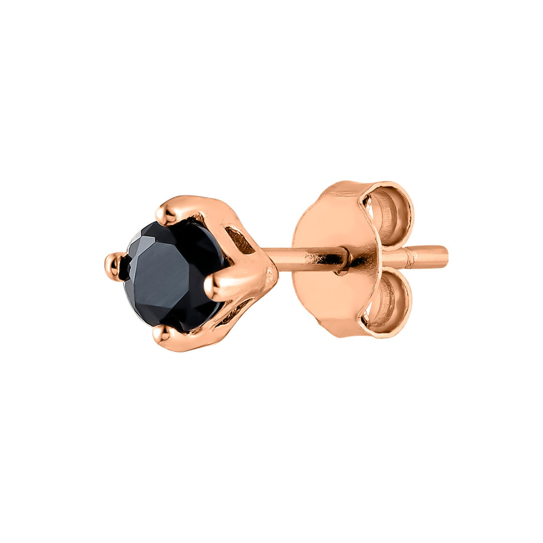 BRINCO PIERCING OURO ROSA ESPINELA LUZ
