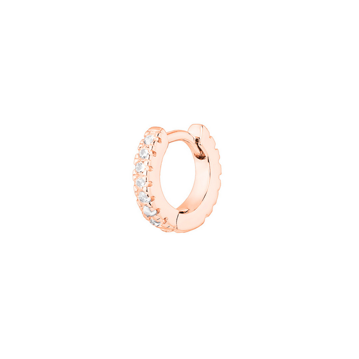 PENDIENTE PIERCING ARO ORO ROSA SOPHIE