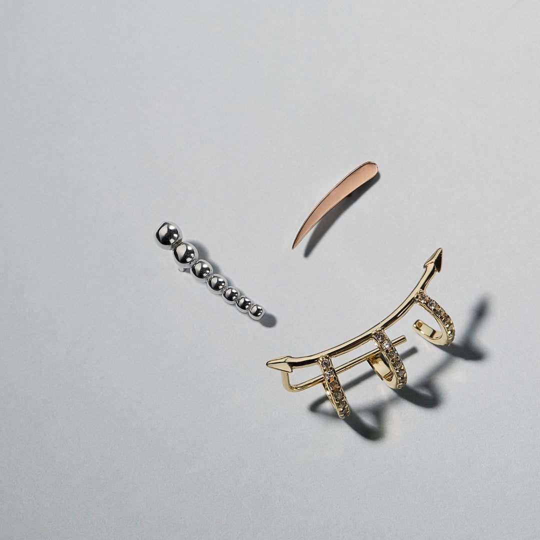 SILVER CLIMBER EARRING ATTI