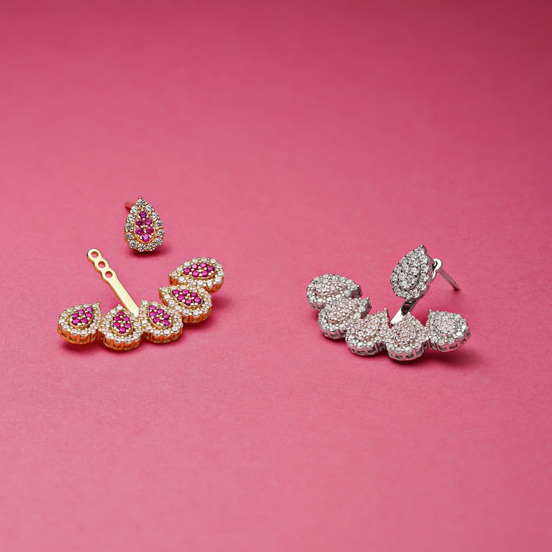 EAR JACKET DE PRATA ZOA
