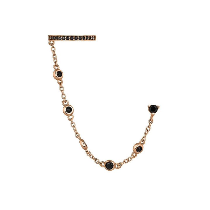 PENDIENTE Y EAR CUFF NASHA - Blissou Jewelry