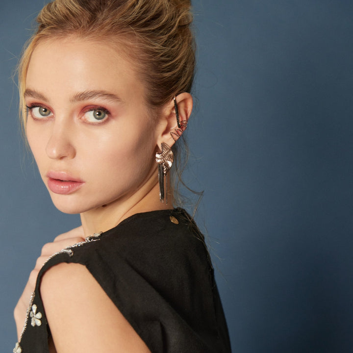 EAR CUFF OURO ROSA ZULU