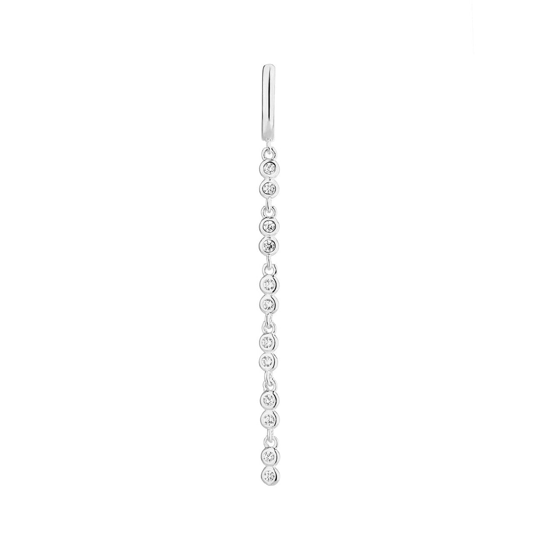 SENORITA SILVER HOOP PIERCING EARRING