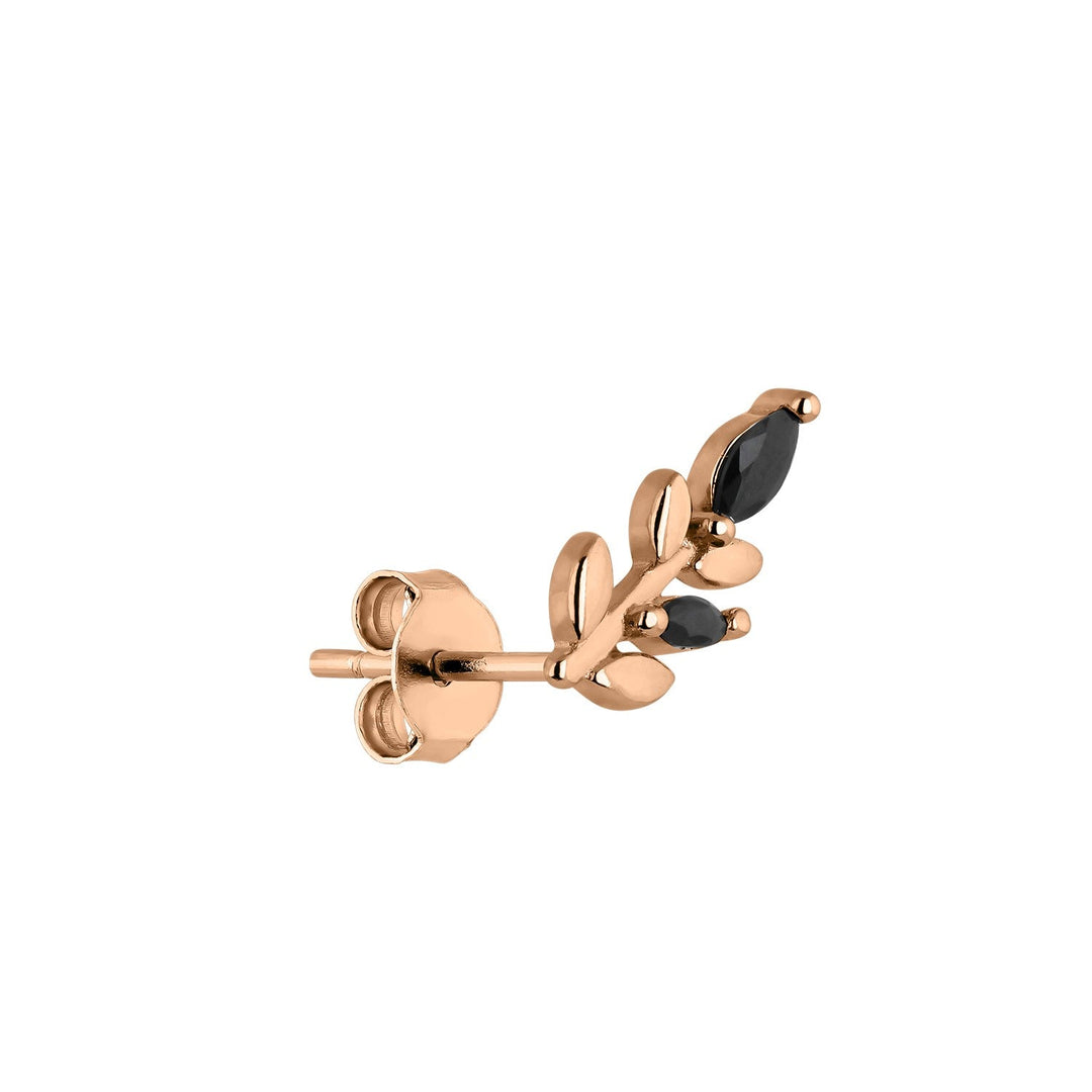PIERCING-OHRRING DAINTY LEAF