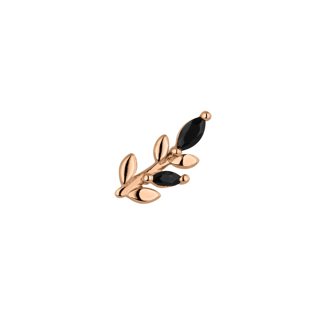 PIERCING-OHRRING DAINTY LEAF