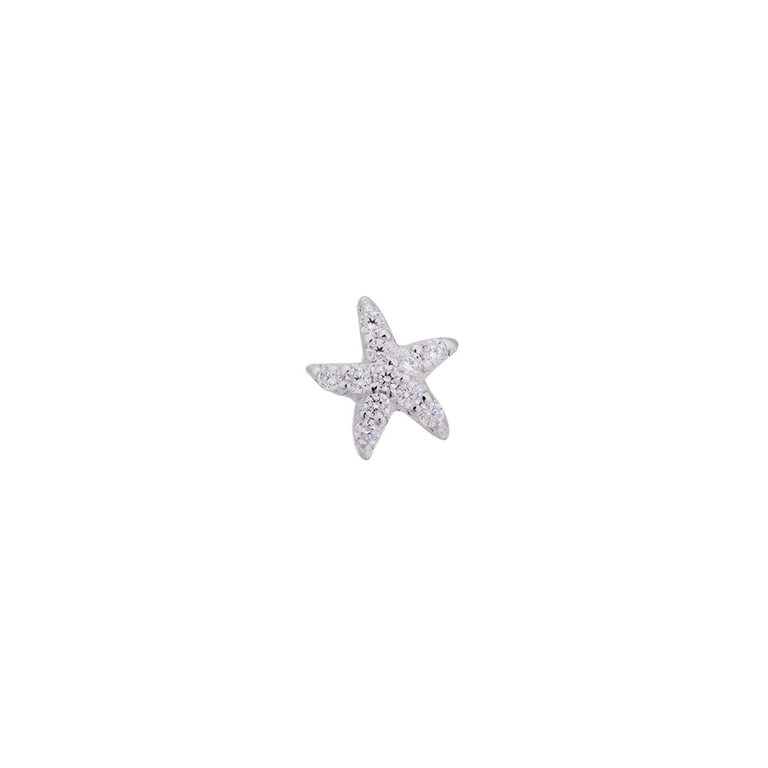 SEESTERN SILBER PIERCING OHRRING