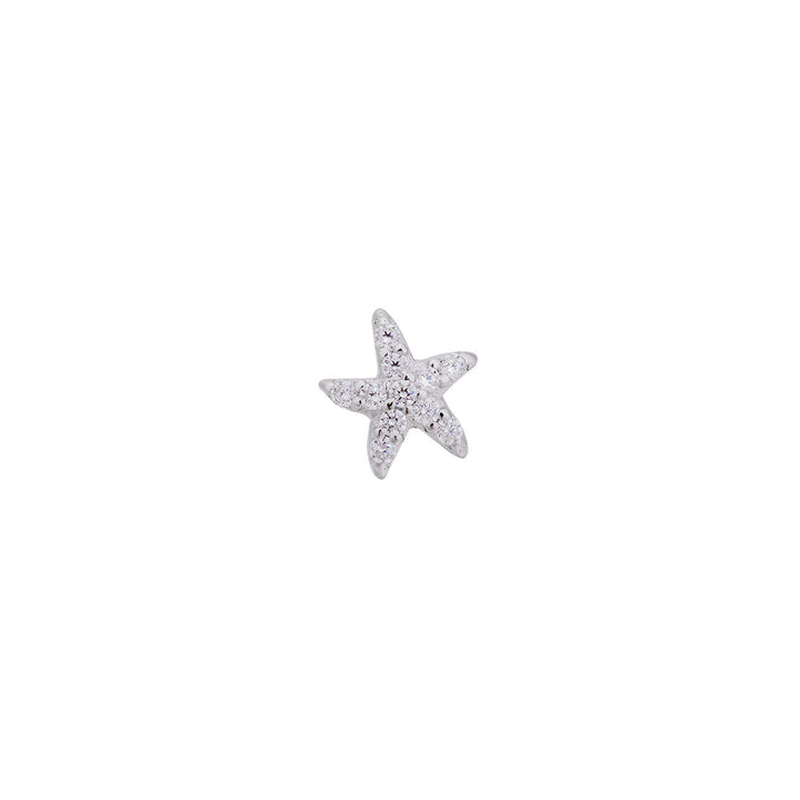 SEESTERN SILBER PIERCING OHRRING
