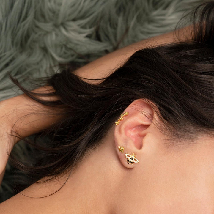 CLIMBER EARRING MAPLE LEAF