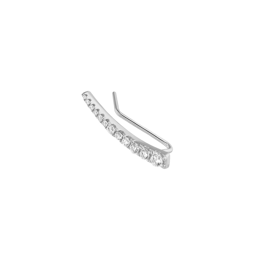 STELA ZILVER KLIMPIERCING OORBEL